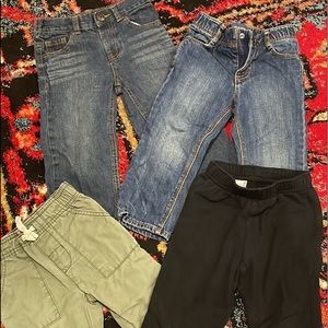Boys 2T Pants & Jeans Lot of 4